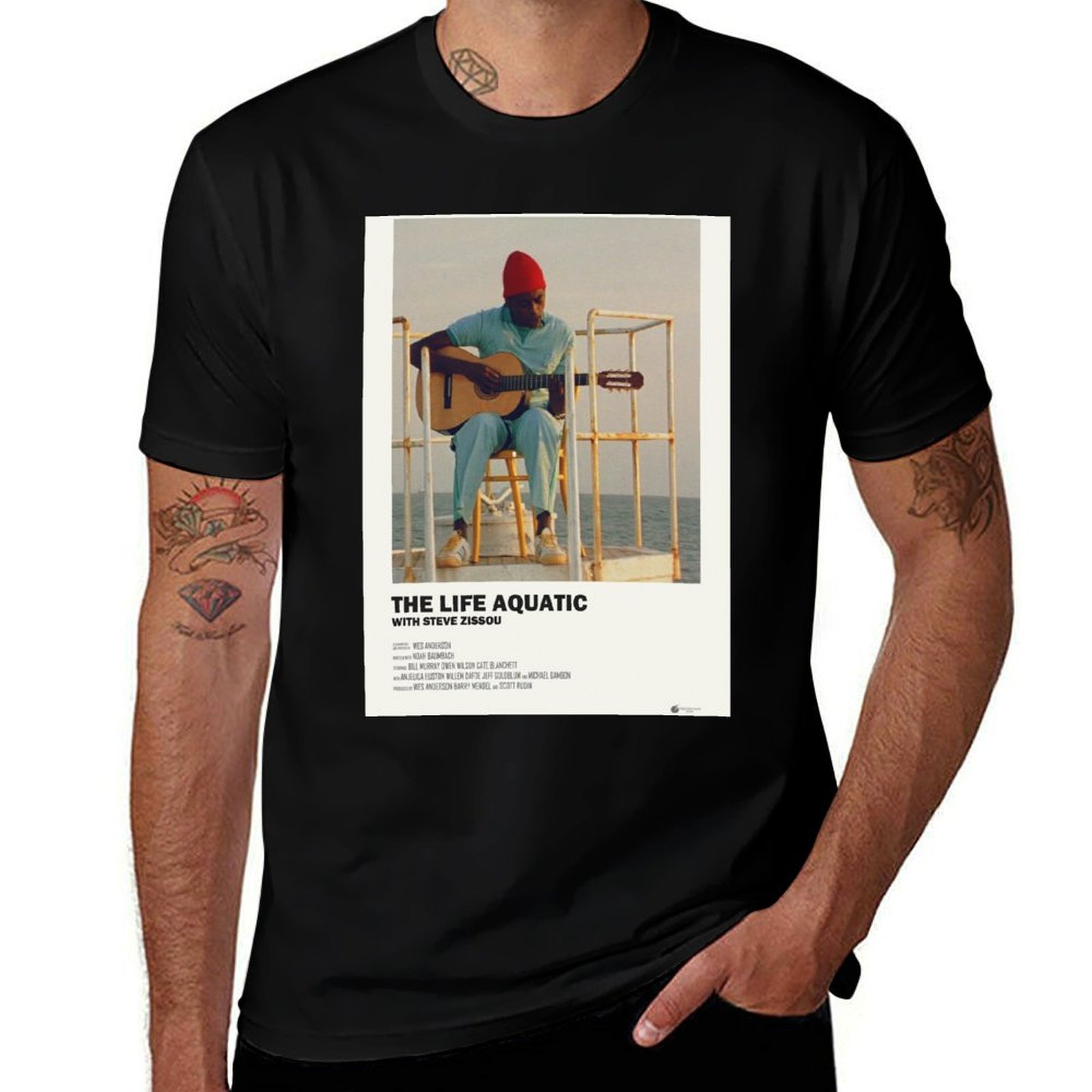 Aquatic Sports Poster - Koszulka z nadrukiem „The Life Aquatic”,