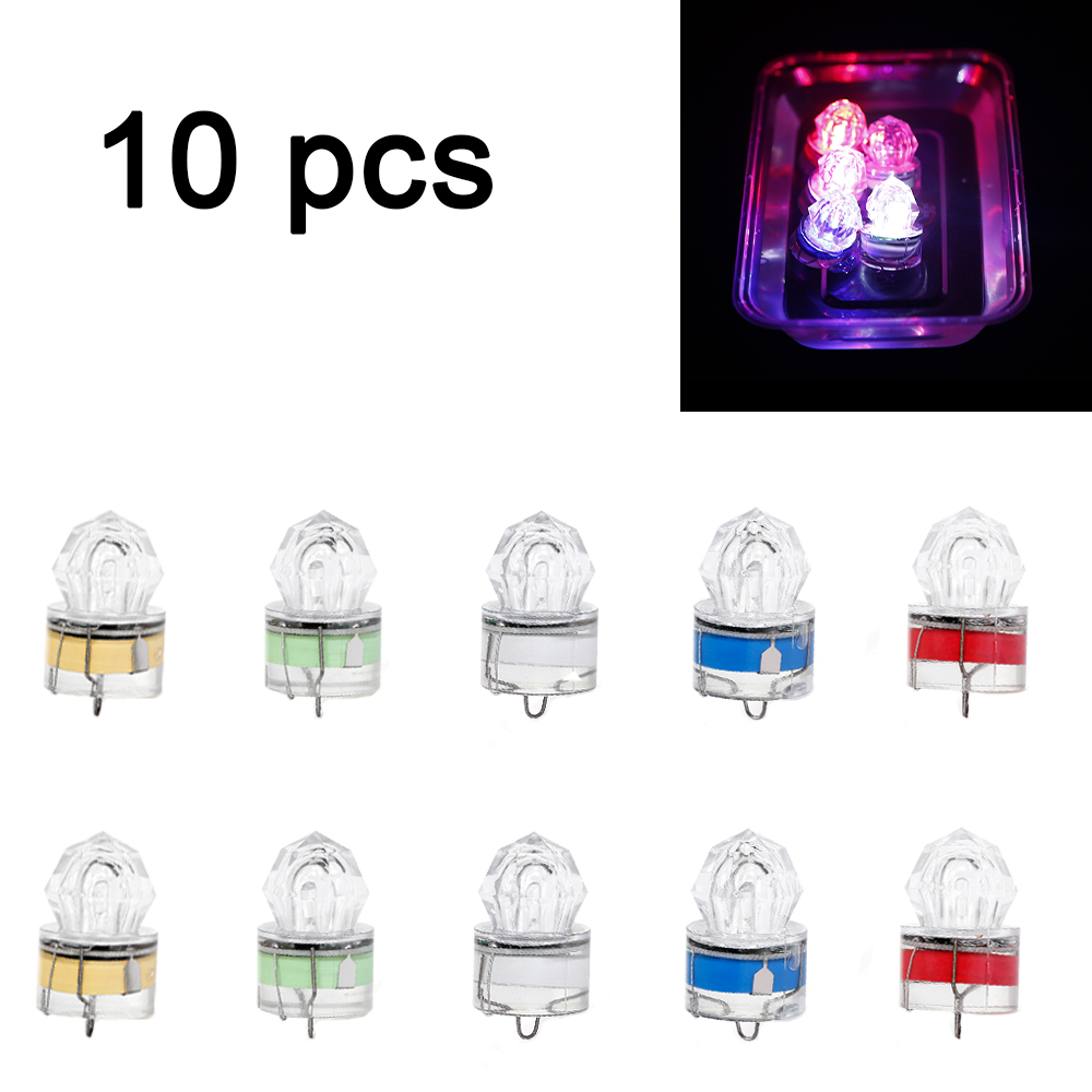 Underwater Flashlight - 10-częściowa lampa wędkarska LED podwodna lampa