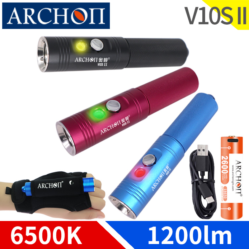 Underwater Flashlight - Archon V10s II Scuba światło do