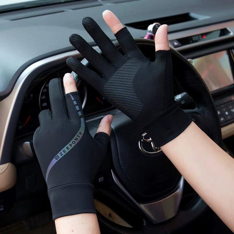 Spearfishing Glove - Męskie letnie rękawiczki rowerowe z lodowego