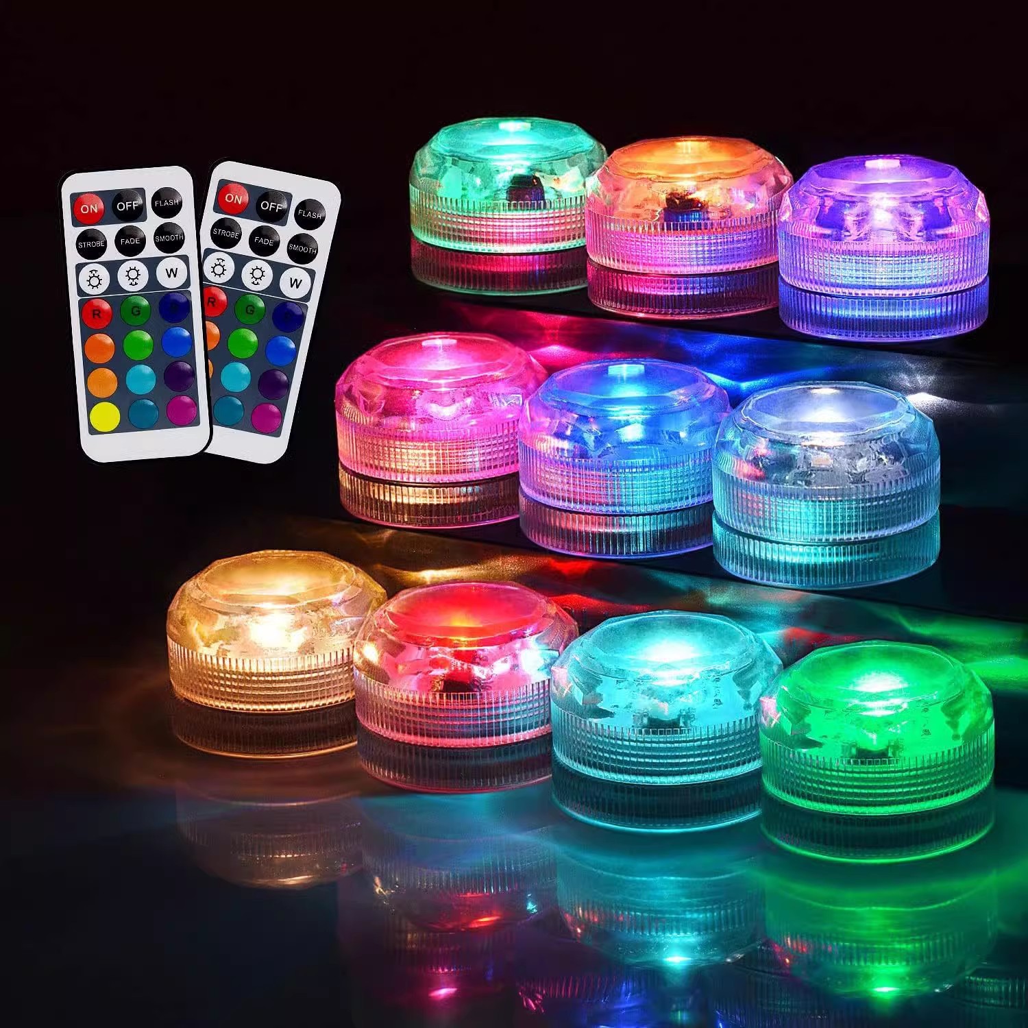 Underwater Flashlight - Zdalnie Sterowany RGB Dekoracyjny Światło do