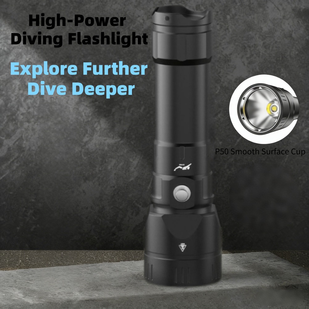 Mocna wodoszczelna latarka do  – Underwater Flashlight recenzja i cena