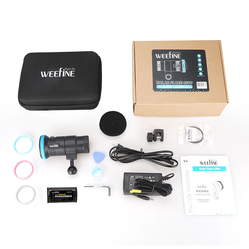 WEEFINE SolarFlare 4500 WF102  – Underwater Flashlight recenzja i cena